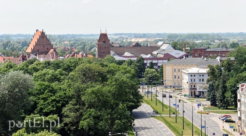 Elbląg, Widok na Elbląg z urzędu. Zdjęcie stanowi jedynie ilustrację tekstu Elbląg, Widok na Elbląg z urzędu. Zdjęcie stanowi jedynie ilustrację tekstu