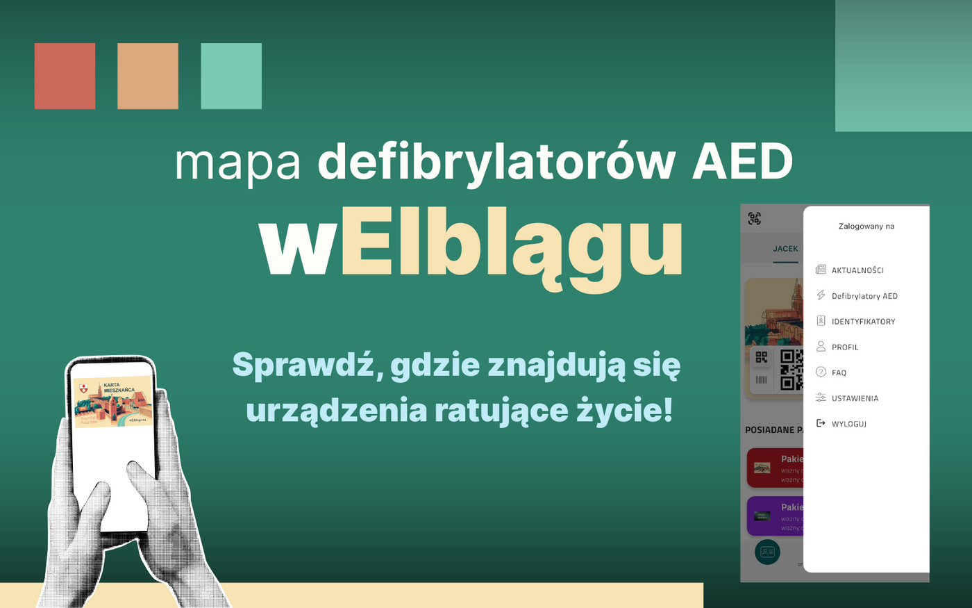 Elbląg, Defibrylatory AED w aplikacji „wElblągu”. Sprawdź, gdzie znajdują się urządzenia ratujące życie Elbląg, Defibrylatory AED w aplikacji „wElblągu”. Sprawdź, gdzie znajdują się urządzenia ratujące życie