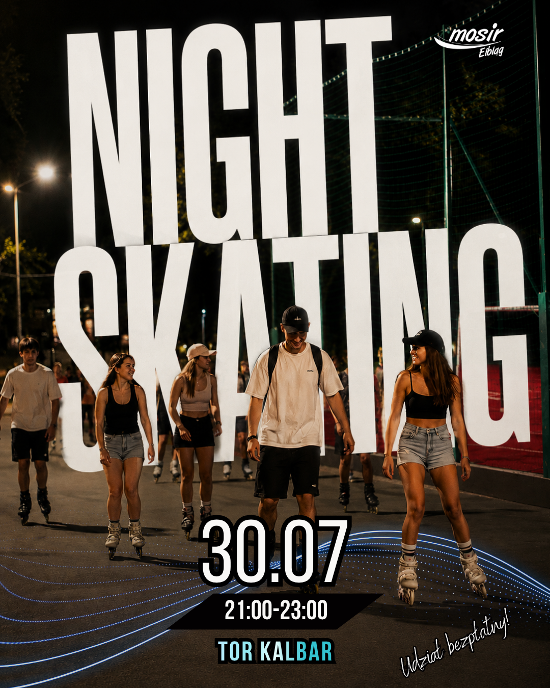 Elbląg, Pierwszy Night Skating na Kalbarze