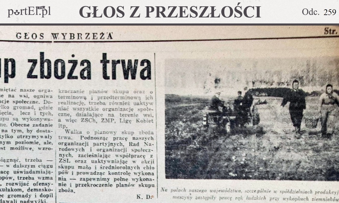 Elbląg, Głos Wybrzeża nr 293, 1950 r. Elbląg, Głos Wybrzeża nr 293, 1950 r.