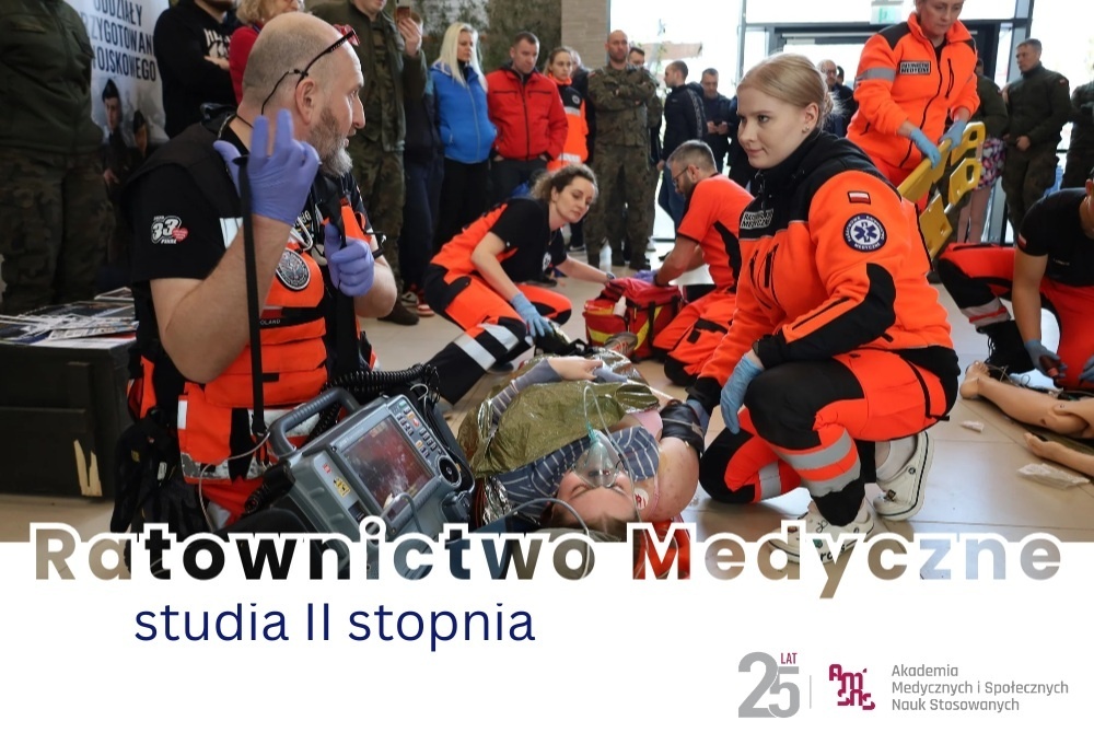 Ratownictwo medyczne II stopnia - dołącz do grona studentów AMiSNS Ratownictwo medyczne II stopnia - dołącz do grona studentów AMiSNS