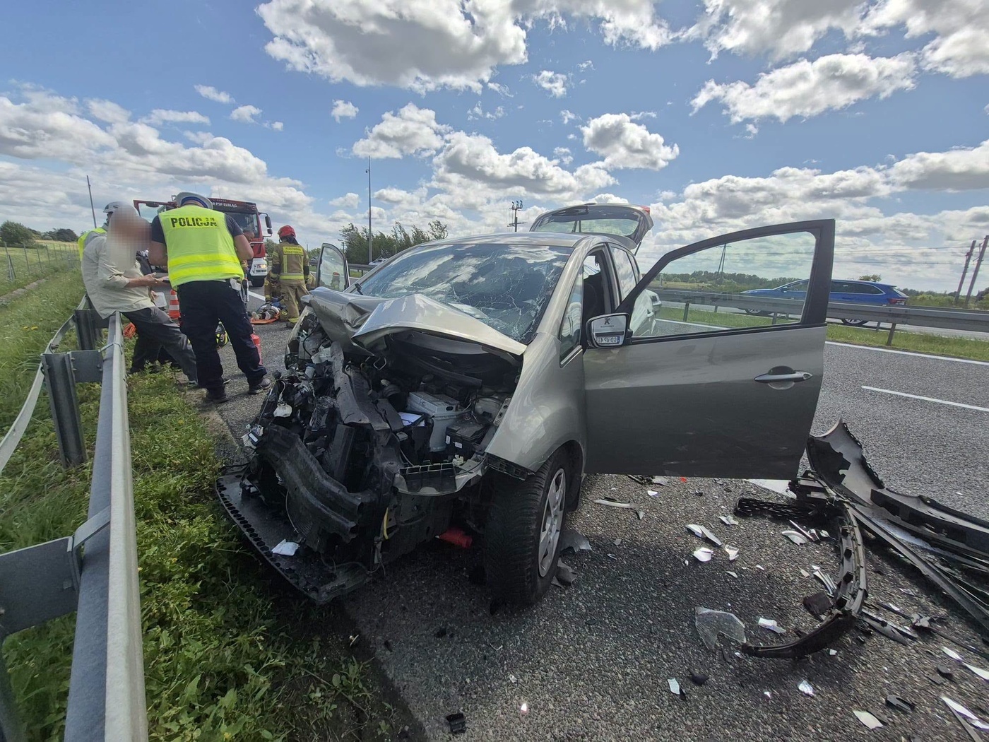 Elbląg, Zderzenie i utrudnienia na S7