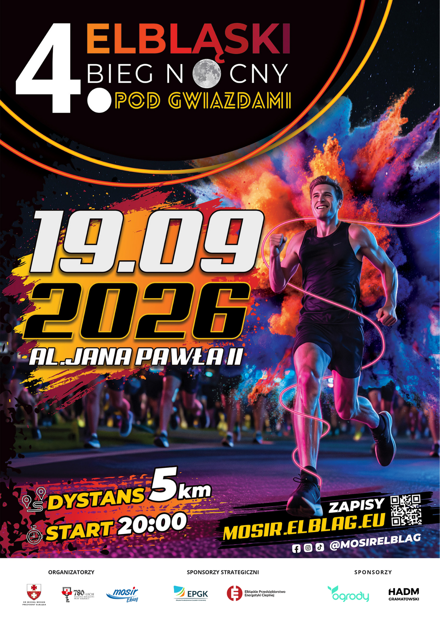 Elbląg, IV Elbląski Bieg Nocny pod Gwiazdami - ruszyły zapisy! Elbląg, IV Elbląski Bieg Nocny pod Gwiazdami - ruszyły zapisy!