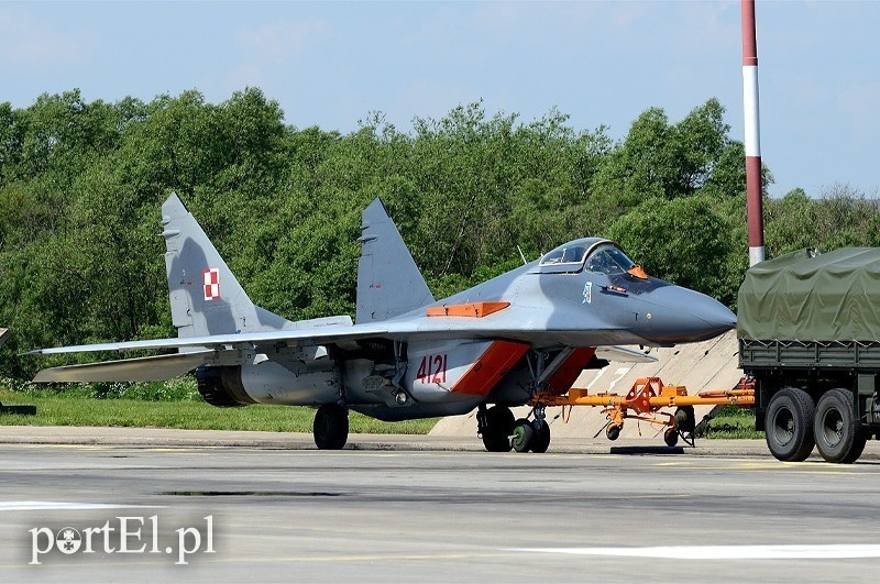 Elbląg, MIG-29, zdjęcie poglądowe Elbląg, MIG-29, zdjęcie poglądowe