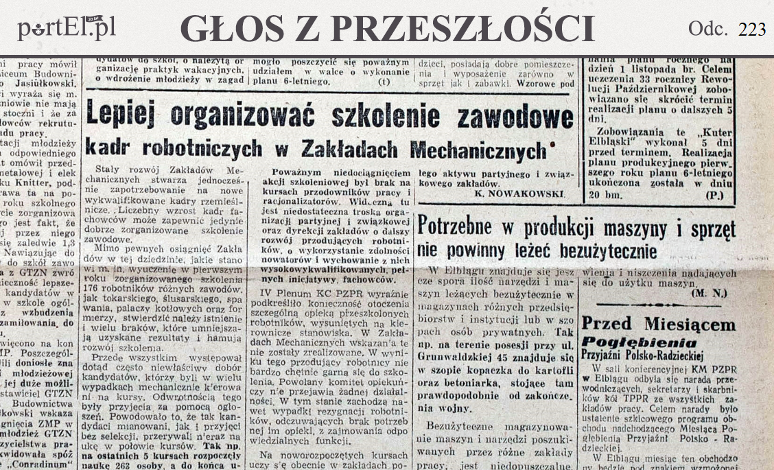 Elbląg, Głos Wybrzeża nr 294, 1950 r. Elbląg, Głos Wybrzeża nr 294, 1950 r.