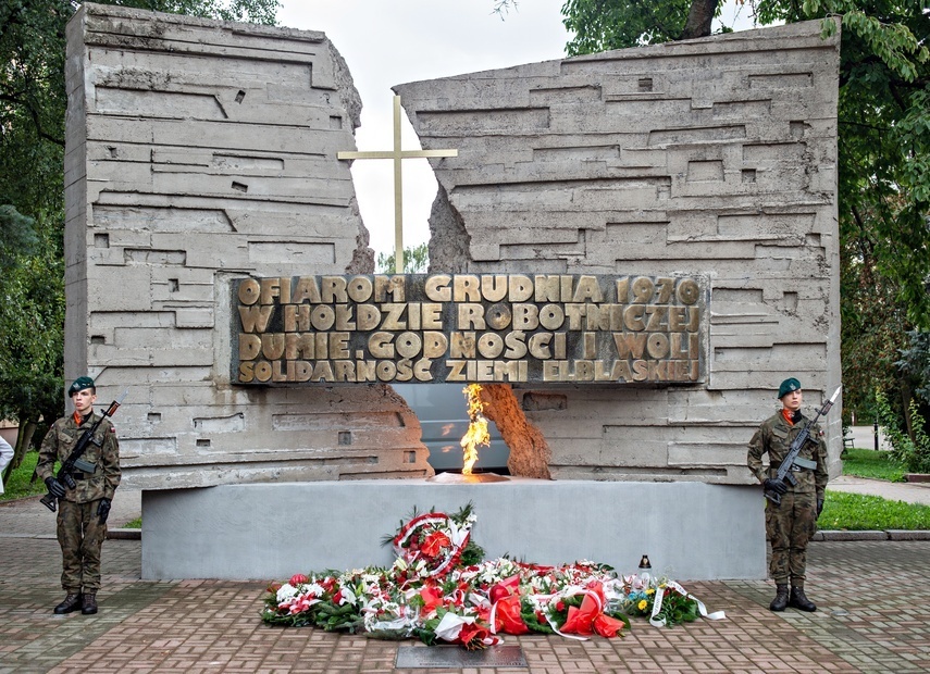 Elbląskie obchody 46. rocznicy podpisania Porozumień Sierpniowych