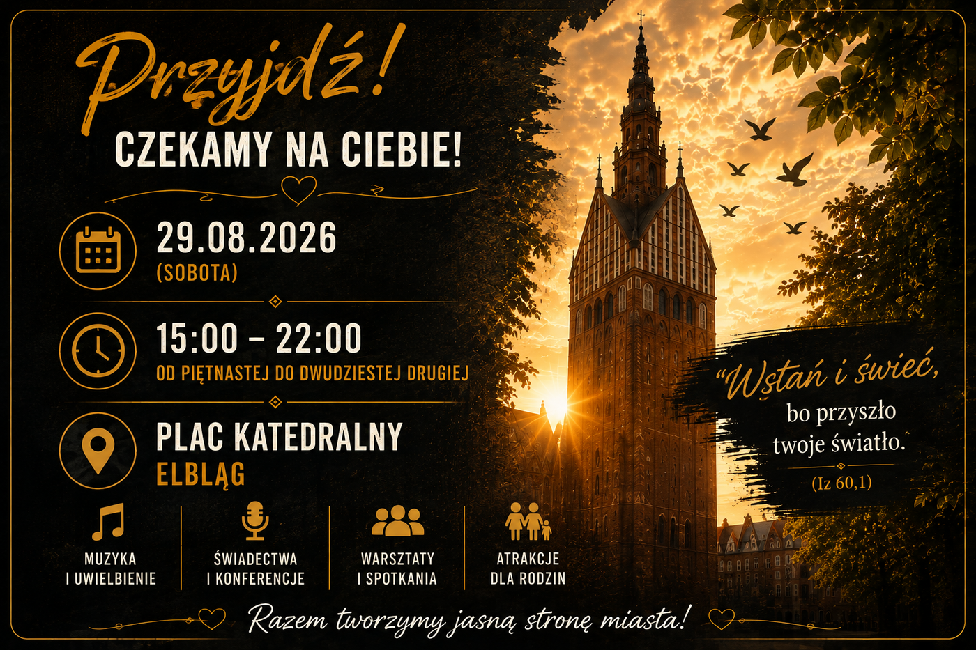 Elbląg, Jasna Strona Miasta 2026 - „Wstań i świeć!"