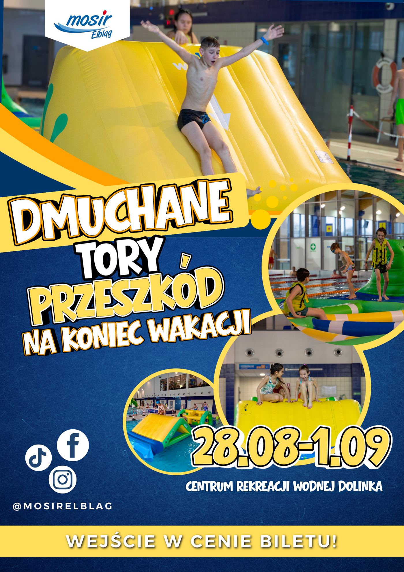 Elbląg, Ostatnie dni wakacji z dmuchańcami