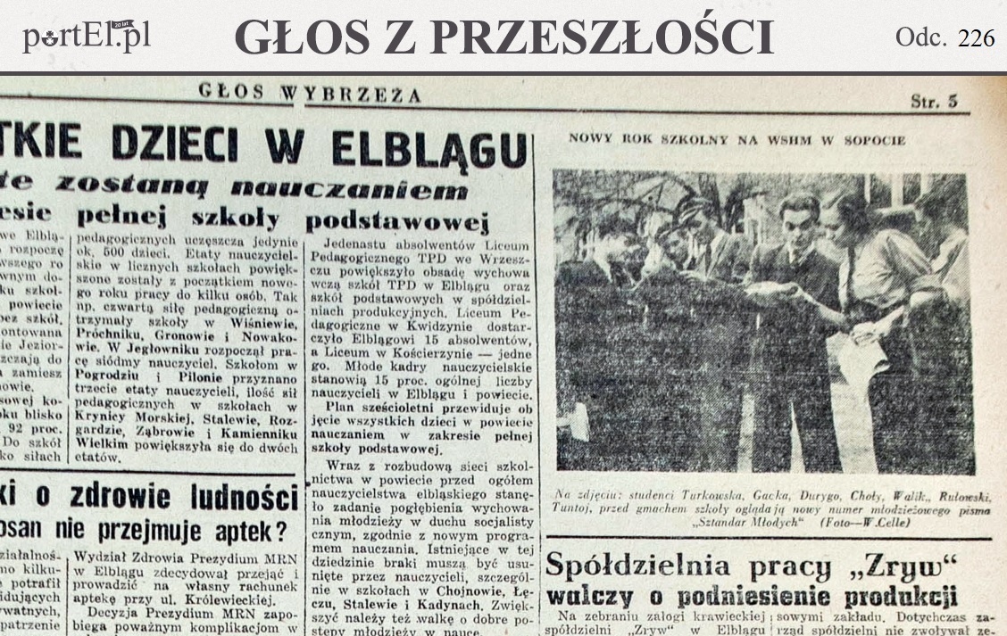 Elbląg, Braki muszą być usunięte (Głos z przeszłości, odc. 226) Elbląg, Braki muszą być usunięte (Głos z przeszłości, odc. 226)
