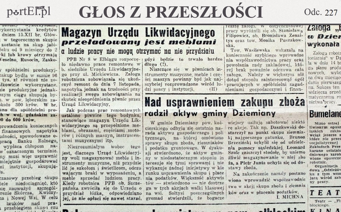 Elbląg, Głos Wybrzeża nr 295, 1950 r. Elbląg, Głos Wybrzeża nr 295, 1950 r.