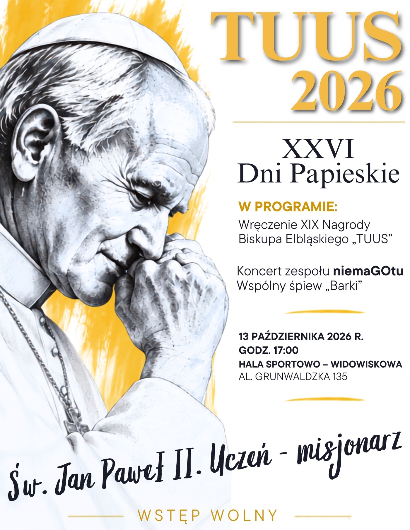 Elbląg, Dni Papieskie po raz 26. Elbląg, Dni Papieskie po raz 26.