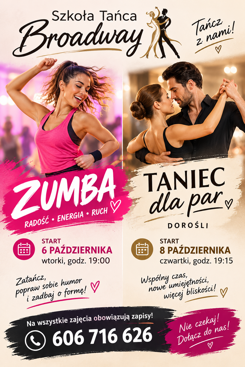 Nowy sezon taneczny już trwa - nadal możesz dołączyć! Nowy sezon taneczny już trwa - nadal możesz dołączyć!