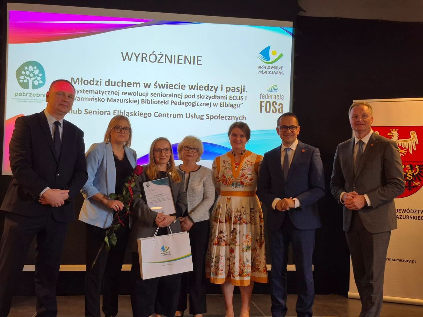 Elbląg, Klub Seniora ECUS z wyróżnieniem za współpracę z Biblioteką Pedagogiczną
