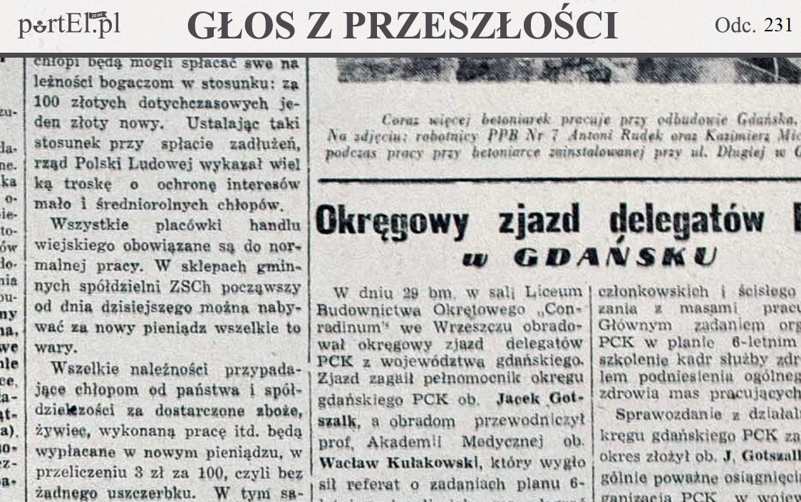 Elbląg, Głos Wybrzeża nr 299, 1950 r. Elbląg, Głos Wybrzeża nr 299, 1950 r.