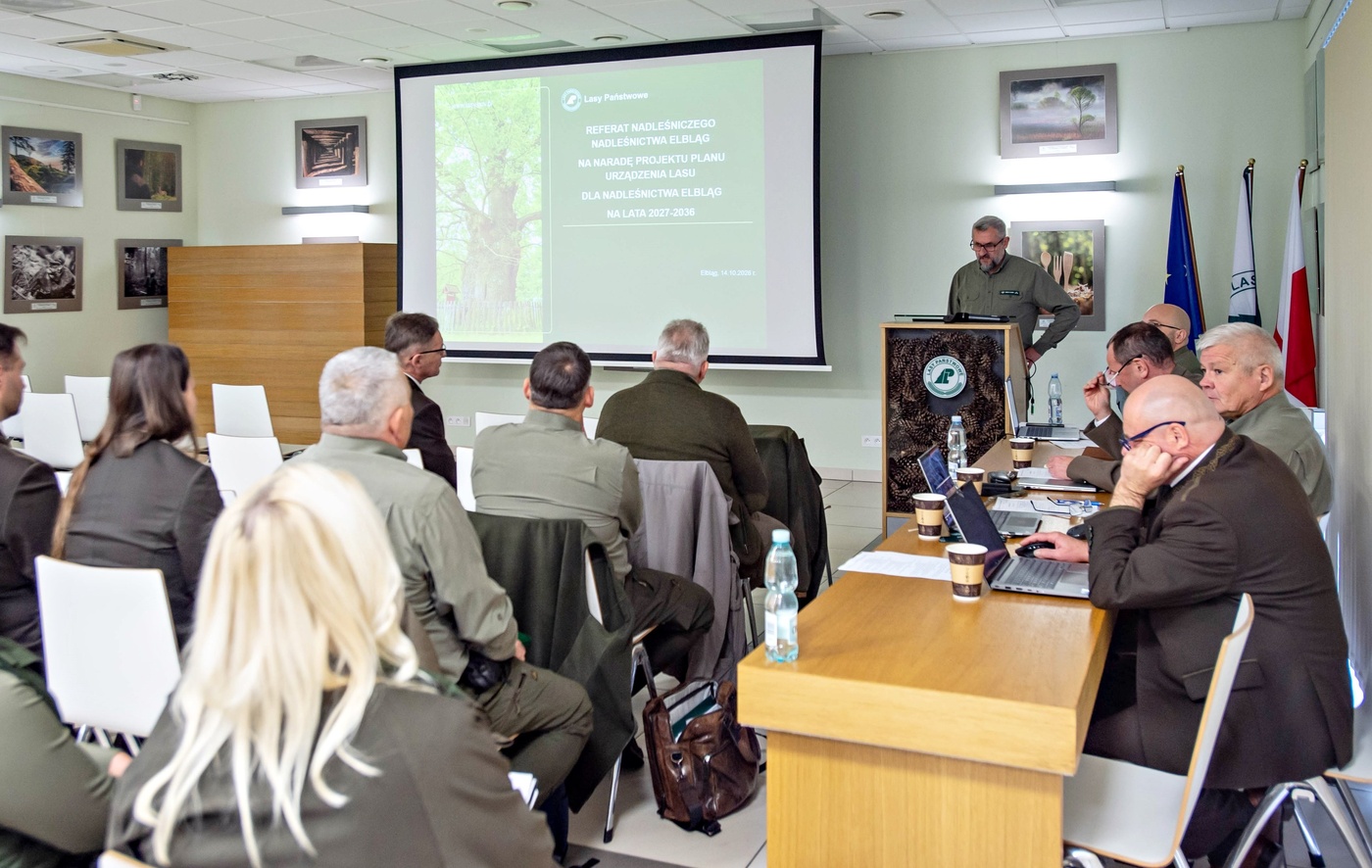 Elbląg, Narada podsumowująca prace na planem urządzania lasu, Elbląg, Narada podsumowująca prace na planem urządzania lasu,