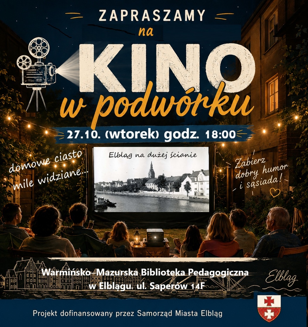 Elbląg, Elbląg na dużej ścianie w Bibliotece Pedagogicznej Elbląg, Elbląg na dużej ścianie w Bibliotece Pedagogicznej