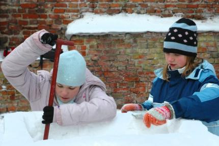 Elbląg, Śniegowi rzeźbiarze Elbląg, Śniegowi rzeźbiarze