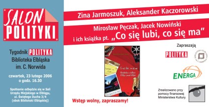 Elbląg, Salon „Polityki” o elblążanach Elbląg, Salon „Polityki” o elblążanach