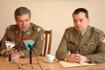 Elbląg, Gen. Ryszard Sorokosz i kpt. Zbigniew Tuszyński Elbląg, Gen. Ryszard Sorokosz i kpt. Zbigniew Tuszyński