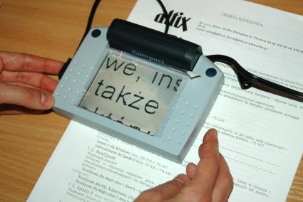 Elbląg, Elektroniczny powiększalnik tekstu dla niedowidzących