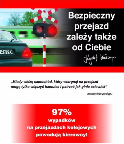 Elbląg, Zatrzymaj się przed przejazdem!