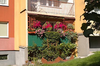 Elbląg, Balkon przy ul. Płk. Dąbka 123 Elbląg, Balkon przy ul. Płk. Dąbka 123