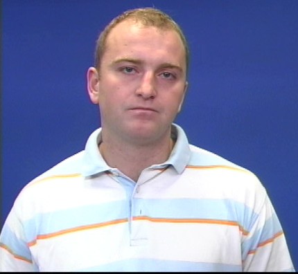 Elbląg, Maciej Borsukowicz, skrzydłowy Techtransu Darad Elbląg. Elbląg, Maciej Borsukowicz, skrzydłowy Techtransu Darad Elbląg.