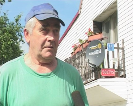 Elbląg, Józef Szczepański, sołtys Suchacza. Elbląg, Józef Szczepański, sołtys Suchacza.