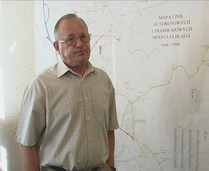 Elbląg, Lechosław Bartosik, dyrektor Zakładu Komunikacji Miejskiej. Elbląg, Lechosław Bartosik, dyrektor Zakładu Komunikacji Miejskiej.