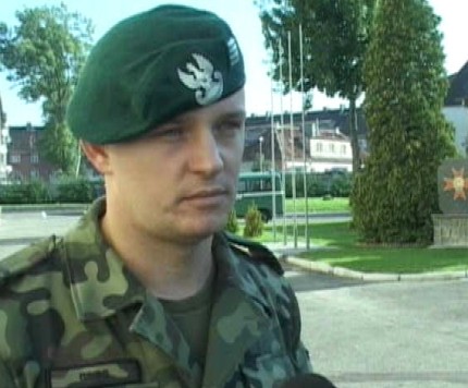 Elbląg, Plutonowy Krzysztof Biłas. Elbląg, Plutonowy Krzysztof Biłas.