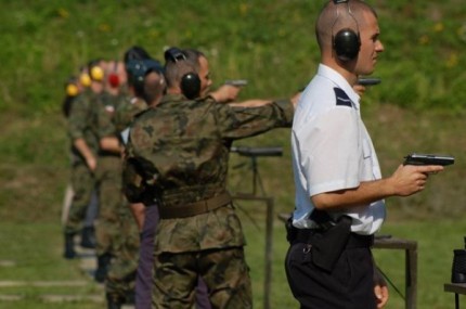 Elbląg, Policjanci wśród żołnierzy Elbląg, Policjanci wśród żołnierzy