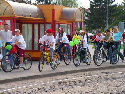 Elbląg, Rowerzystów jest w Elblągu coraz więcej Elbląg, Rowerzystów jest w Elblągu coraz więcej
