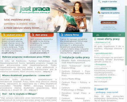 Elbląg, jestpraca.elblag.pl