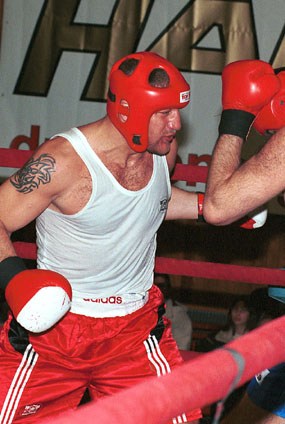 Elbląg, Tomasz Bonin na ringu amatorskim