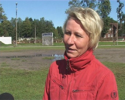 Elbląg, Ewa Białkowska, trenerka kadry narodowej polskich łyżwiarek szybkich. Elbląg, Ewa Białkowska, trenerka kadry narodowej polskich łyżwiarek szybkich.