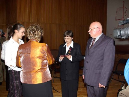 Elbląg, Od prawej: Zbyszek Opalewski i Halina Różewicz-Książkiewicz