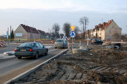 Elbląg, Niedokończone rondo