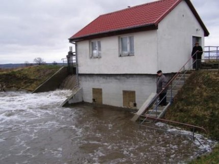 Elbląg, Wezbrana rzeka Wąska Elbląg, Wezbrana rzeka Wąska