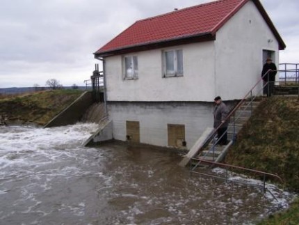 Elbląg, Wezbrana rzeka Wąska