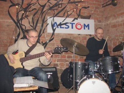 Elbląg, Marcin Bożek (z lewej) i Tomek Sowiński. Elbląg, Marcin Bożek (z lewej) i Tomek Sowiński.