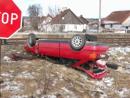 Elbląg, Wjechał pod pociąg