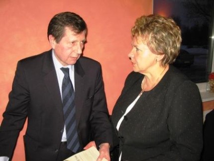 Elbląg, Anna Szyszka i Władimir Grinin. Elbląg, Anna Szyszka i Władimir Grinin.