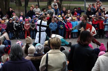 Elbląg, I znów uratował