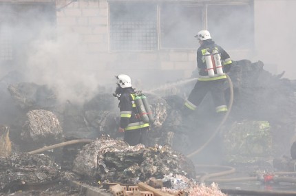 Elbląg, Palił się plastik Elbląg, Palił się plastik