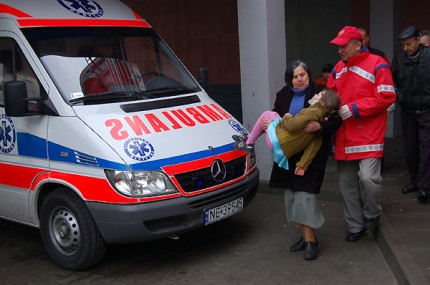 Elbląg, Pechowy finał pokazu na lodowisku