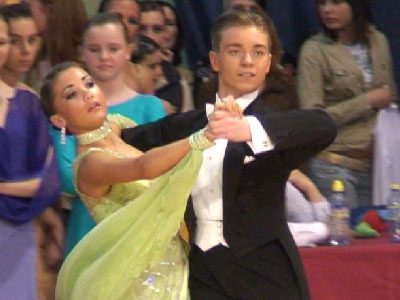 Elbląg, Alicja Minkiewicz i Bartłomiej Szkutnik tańczą argentyńskie tango. (zdjęcia P. Serocki )
