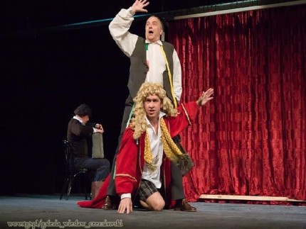 Elbląg, Mirosław Siedler i Jerzy Przewłocki (w tle Mariusz Michalski). Elbląg, Mirosław Siedler i Jerzy Przewłocki (w tle Mariusz Michalski).