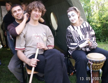 Elbląg, W festynie wzięła udział elbląska grupa Ignis Fatuus.