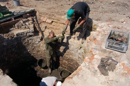 Elbląg, Archeolodzy na Rybackiej Elbląg, Archeolodzy na Rybackiej