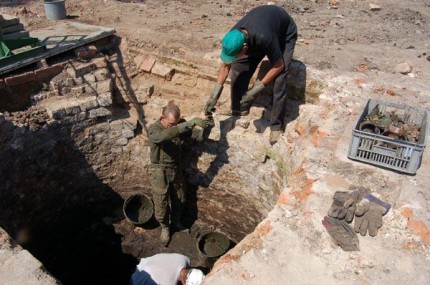 Elbląg, Archeolodzy na Rybackiej